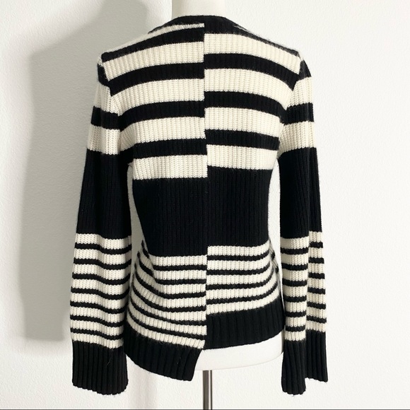 EQUIPMENT FEMME Black and White Sweater - Picture 2 of 4